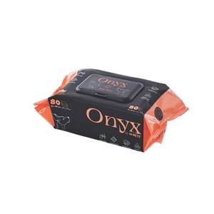 60106801 M-PETS ONYX ŞEFTALİ KOKULU KEDİ ve KÖPEKLER İÇİN TEMİZLEME MENDİLİ 80Lİ