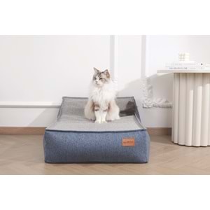 60301099 M-PETS CLOUD FONKSİYONEL ŞİŞİRİLEBİLİR YATAK NAVY