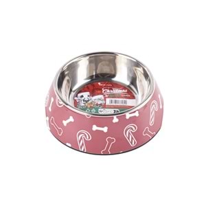 60517399 M-PETS CHRISTMAS MELAMİN METAL HAZNELİ MAMA KABI 350ML