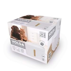60530201 M-PETS VOLGA IŞIKLI SU SEBİLİ 2,2L