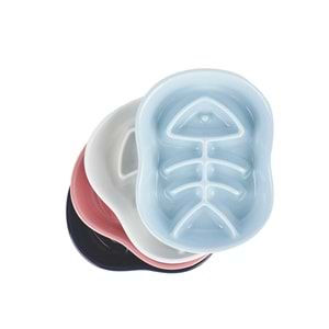 60532307 M-PETS SERENE FISH SERAMİK YAVAŞ YEME MAMA KABI 240ML PİNK