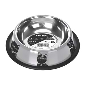 60566499 M-PETS PETJOY CATFAMİLY ÇELİK MAMA KABI (S) 355ML