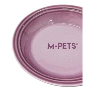 60566899 M-PETS PETJOY FLATTY SERAMİK MAMA KABI PURPLE 500ML