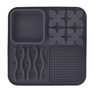 60570008 M-PETS LECCA PRO 4İN1 YAVAŞ BESLENME ve YALAMA MATI BLACK