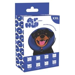 60801417 M-PETS AIR HUG ŞİŞİRİLEBİLİR KORUYUCU YAKA TASMA (XXL)