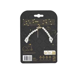 60801799 M-PETS GLAM PRESTİGE AKSESUAR KALP KOLYE PEMBE (S)