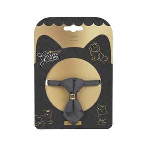 60802499 M-PETS GLAM PRESTİGE AKSESUAR KRAVAT GREY