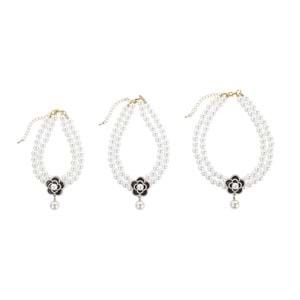 60802999 M-PETS GLAM PRESTİGE AKSESUAR BLACK CAMELLİA (M)