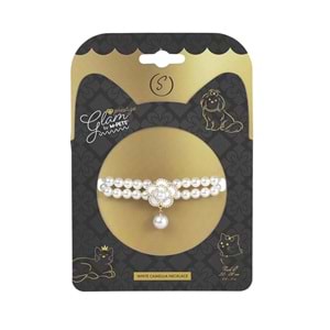 60803199 M-PETS GLAM PRESTİGE AKSESUAR WHİTE CAMELLİA (S)