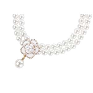 60803399 M-PETS GLAM PRESTİGE AKSESUAR WHİTE CAMELLİA (L)