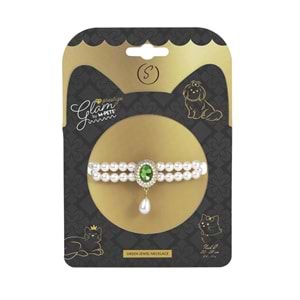 60803799 M-PETS GLAM PRESTİGE AKSESUAR GREEN EMERALD (S)