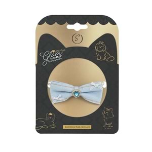 60804099 M-PETS GLAM PRESTİGE AKSESUAR BLUE DENİM PEARL (S)