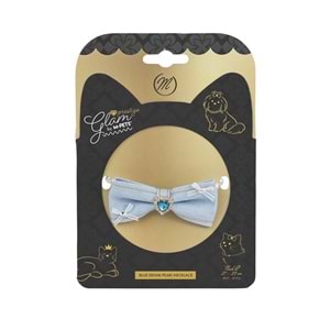 60804199 M-PETS GLAM PRESTİGE AKSESUAR BLUE DENİM PEARL (M)