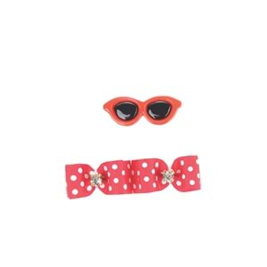 60900299 M-PETS GLAM KÖPEKLER İÇİN AKSESUAR TOKA RED