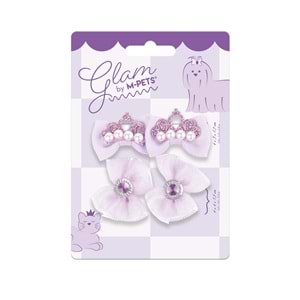 60900499 M-PETS GLAM KÖPEKLER İÇİN AKSESUAR TOKA PURPLE
