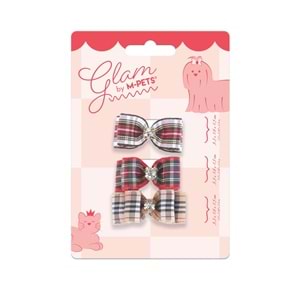 60901099 M-PETS GLAM KÖPEKLER İÇİN AKSESUAR TOKA RED