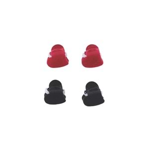 60901199 M-PETS GLAM KÖPEKLER İÇİN AKSESUAR TOKA BLACK/RED