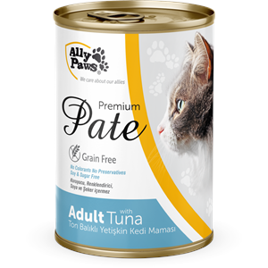 AP015 ALLY PAWS PATE TON BALIKLI KEDİ KONSERVE 400GR 12Lİ