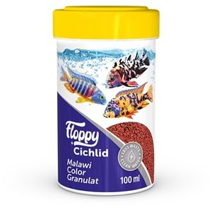 FLP021-FLOPPY CICHLID MALAWI COLOR GRANULAT 100ML