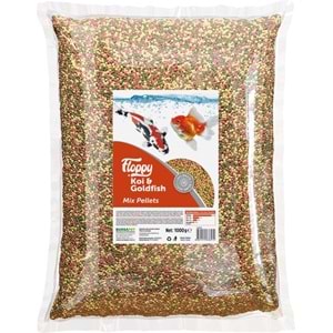 FLP045 FLOPPY KOI & GOLDFISH MIX PELLETS 1KG