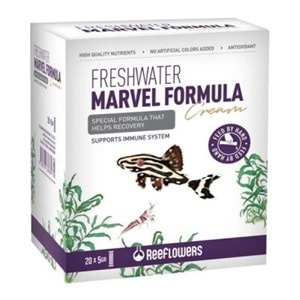 FMF20-REEFLOWERS FRESHWATER MARVEL FORMULA CREAM 20X5GR
