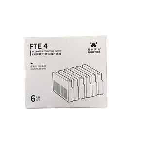 PAWGETHER FTE-4 FRESH GO 200 HAZNELİ SU KABI İÇİN YEDEK FİLTRE KARTUŞU 6LI