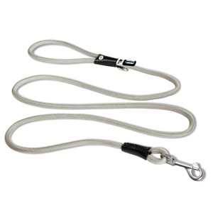SU2628-CURLI STRETCH COMFORT LEASH GRAY L