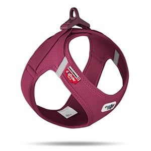 SU2802-CURLI VEST HARNESS CURLI CLASP AIR-MESH RUBY 3XS