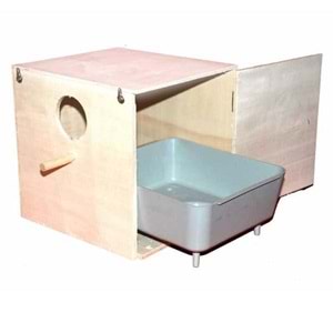 00648-BİRDLİFE PLASTİK YUVA FOLLUĞU ORTA 20X16X9CM 12Lİ