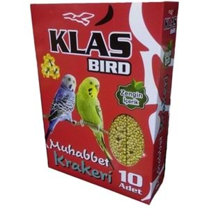 KLAS BIRD MUHABBET KRAKERİ 10LU