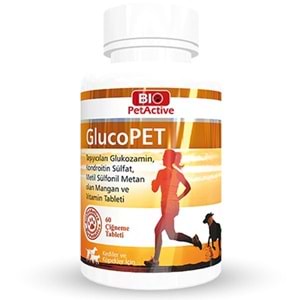BIO PETACTİVE GLUCOPET 90GR 60TABS
