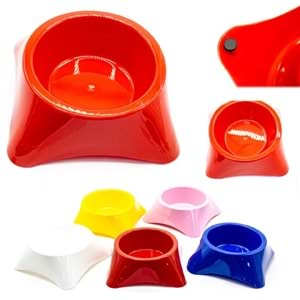 07278-DOGLİFE YUVARLAK MAMA KABI MİX COLOR 12Lİ PAKET 8X15CM
