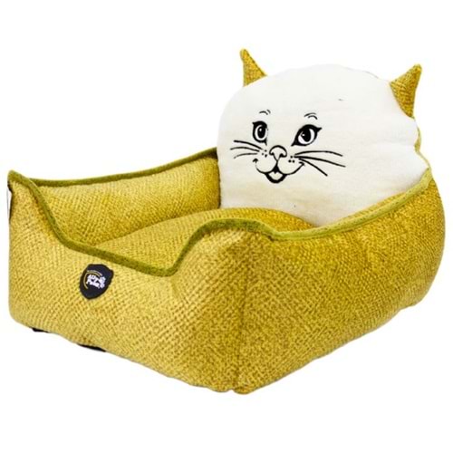 10303-ALLY PAWS KEDİ KAFALI YATAK