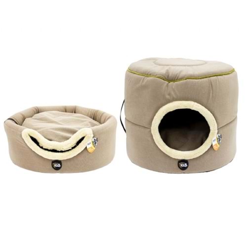 10304-ALLY PAWS SİLİNDİR FONKSİYONEL YUVA 50/50CM
