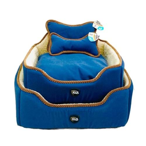 10321-ALLY PAWS 2Lİ KARE KEMİKLİ SET YATAK
