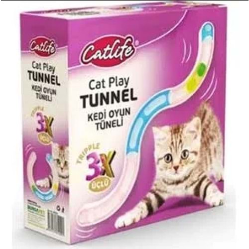 204000-CATLİFE KEDİ OYUN TÜNELİ ÜÇLÜ