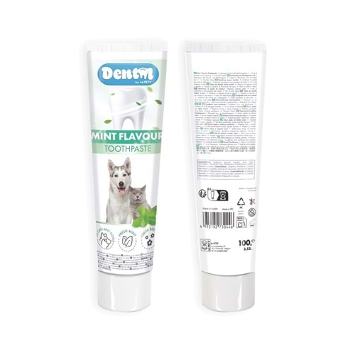 10113099 M-PETS KÖPEKLER İÇİN NANELİ DİŞ MACUNU 100GRX12Lİ SET