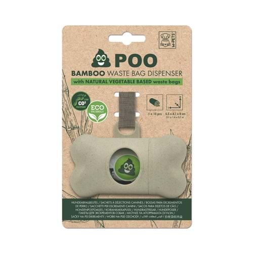 10118299 M-PETS POO BAMBOO DIŞKI TOPLAMA SETİ 15 YAPRAK