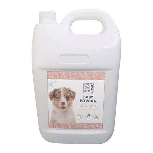 10120399 M-PETS DOG SHAMPOO BABY POWDER 5L GENEL KULLANIM