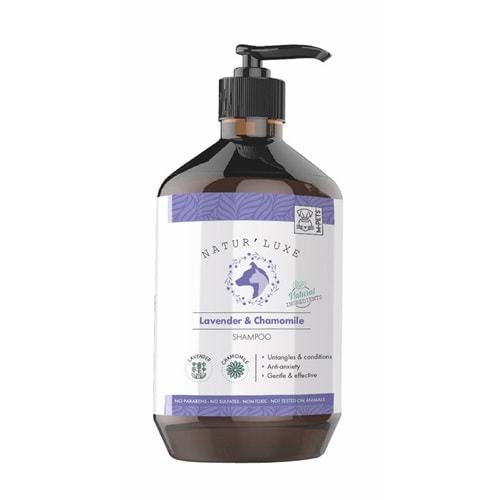 10123599 M-PETS NATURLUXE DOG SHAMPOO LAVENDER & CHAMOMILE 500ML
