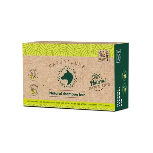 10123899 M-PETS NATURLUXE DOG SHAMPOO BAR 12Lİ 100GR