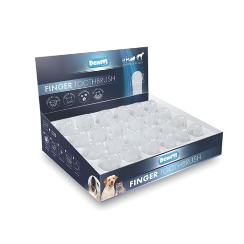 10125400 M-PETS FINGER SİLİKON PARMAK DİŞ FIRÇASI 24LÜ