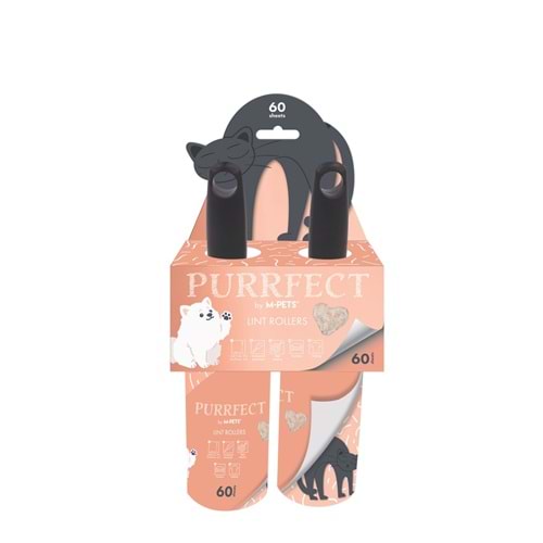 10127799 M-PETS PURRFECT TÜY TOPLAMA RULOSU 60 YAPRAK PİNK