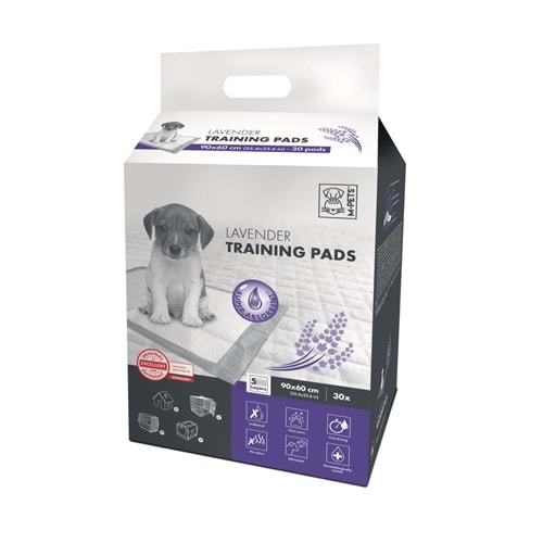 10162410 M-PETS LAVANTALI KÖPEK ÇİŞ EĞİTİM PEDİ 90X60CM 30LU