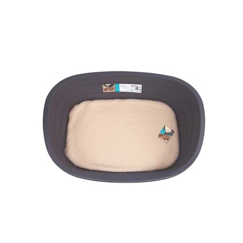 10202613 M-PETS JAVA PLASTİK KÖPEK YATAĞI+MİNDER (L)