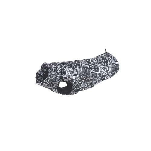 10367999 M-PETS URBANSYTLE WINTER JACKET BLACK/WHİTE (XS)