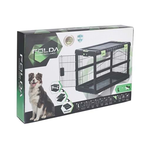 10455499 M-PETS FOLDA KATLANABİLİR PET KAFESİ (L)
