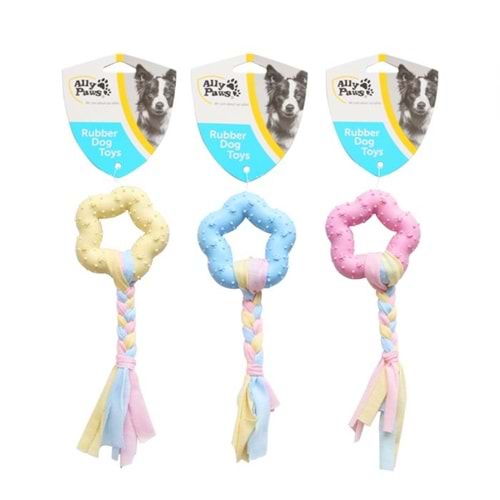 10604-ALLY PAWS KÖPEKLER İÇİN KAUÇUK PATİLİ STAR OYUNCAK