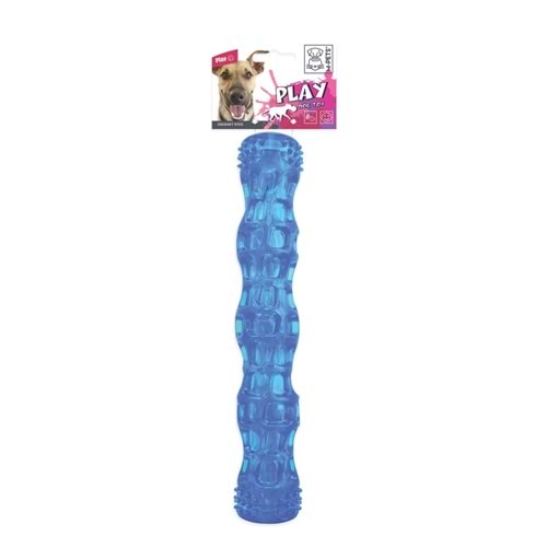 10608199 M-PETS SQUEAKY STİCK KÖPEK OYUNCAĞI BLUE 27.3X5CM