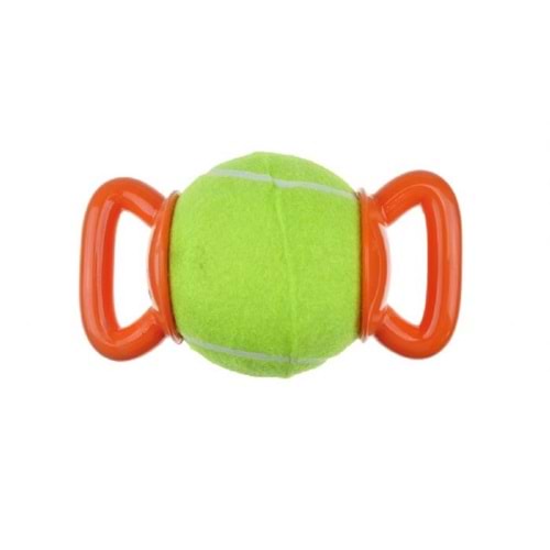 10628799 M-PETS HANDLY ÇİFT TUTMALI TENİS TOPU GREEN/ORANGE